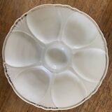 Set of 6 oyster plates