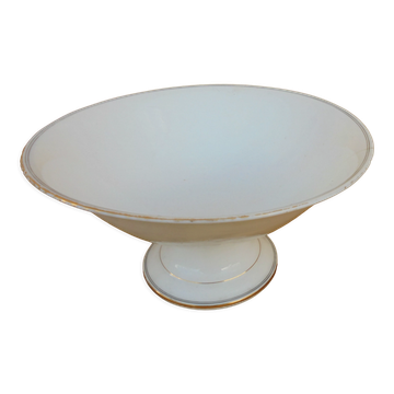 Old compotier fruit cup in porcelain