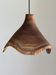 Small suspension in organic teak hat D30 H20
