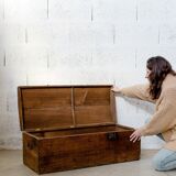 Trunk, dark wood trunk