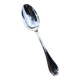 Large silver-plated spoon from Christofle, Pompadour model