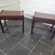 Pair of Scandinavian mahogany bedside tables from the 60s