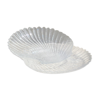 Old shell-shaped plates