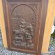 Carved oak solid wood door
