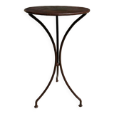 Handcrafted wrought iron pedestal table