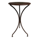 Handcrafted wrought iron pedestal table