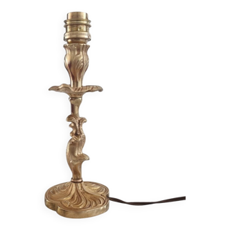 Vintage gold lamp base