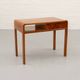 Italian Art Deco burl desk 1930s