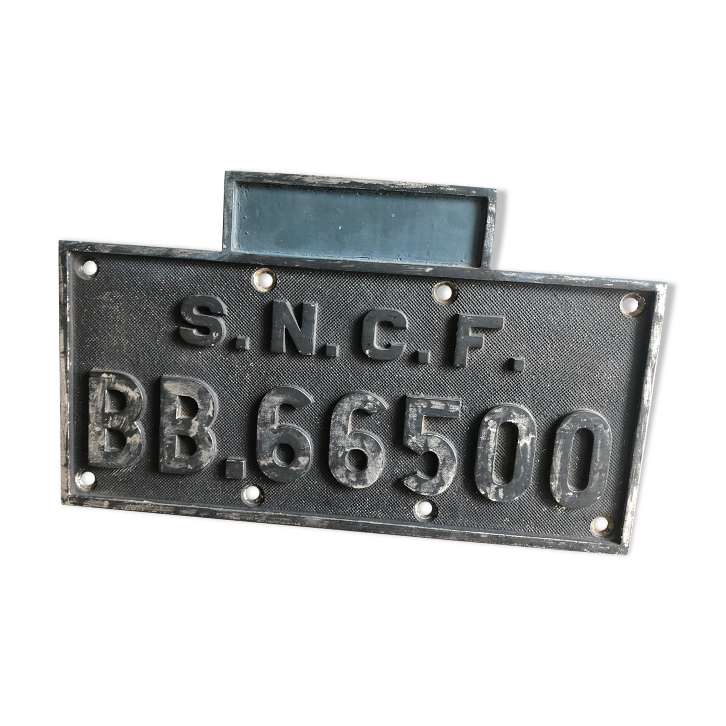Former SNCF locomotive plate