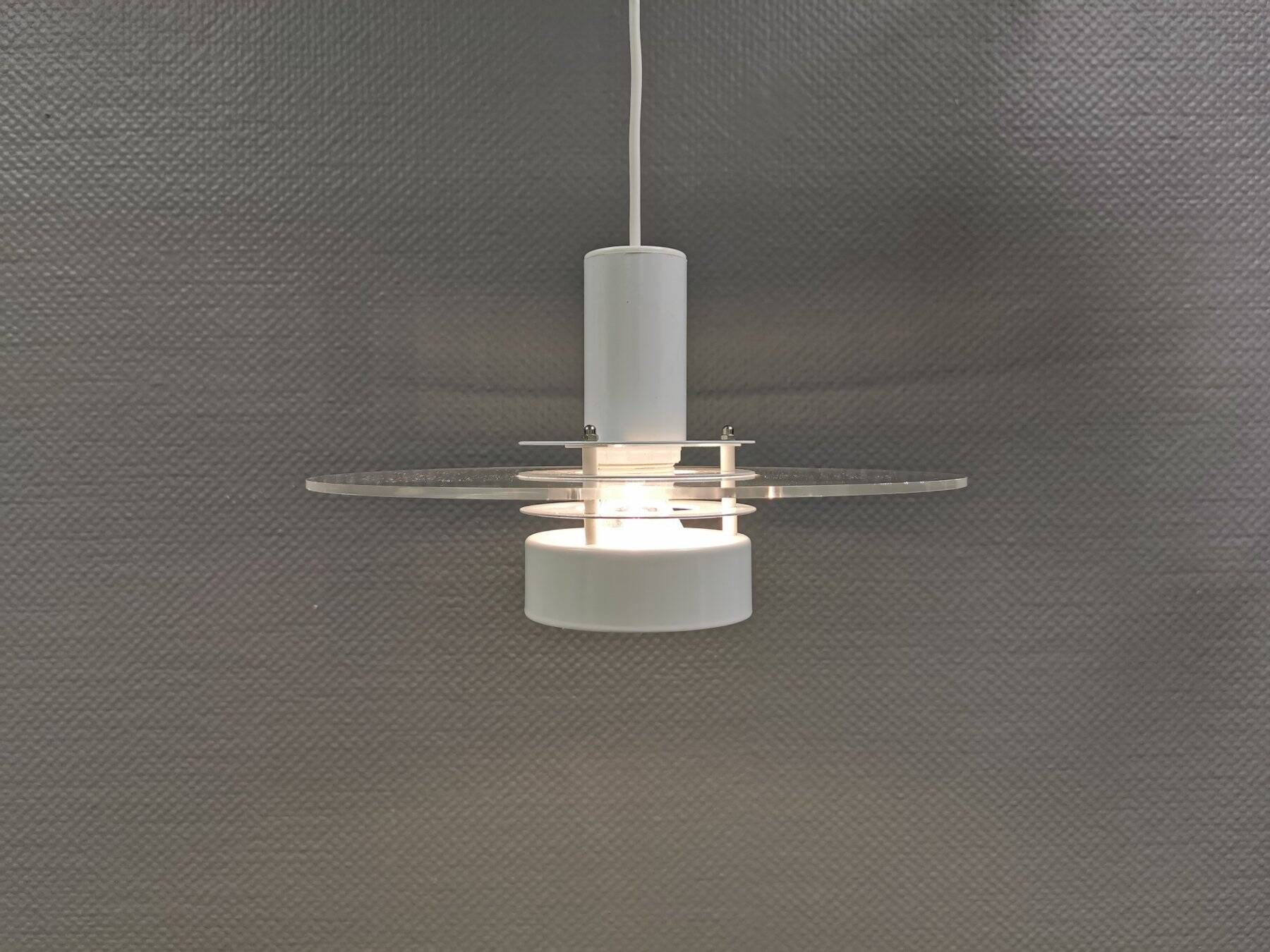 Classic Space Age pendant lamp from the 1980s, Denmark.