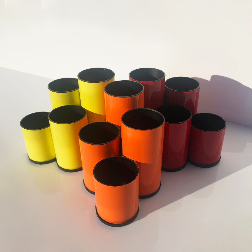 Suite of three pencil pots or tweezers, Germany, 70s