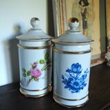 Batch of apothecary pots nineteenth century