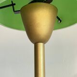 Lampe champignon SCE acier et verre opalin vintage