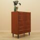 Commode en teck, design danois, années 1970, fabriquée au Danemark