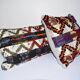 Set of 2 vintage kilim cushion covers 41x41 cm