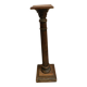colonne pilier cannelé en bois