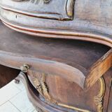 Rounded buffet in venetian baroque style
