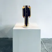 Type 742 Brass Coloured 'Orgue' Table Lamp, Possibly Maison Charles, France, 1960S