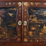 Chinese Cabinet in Lacquered Wood and Painted Wood – Early 20th Century