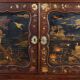 Cabinet chinois en bois laqué et bois peint – début XXème