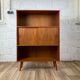 Double bookcase vintage Scandinavian teak sideboard, 60s