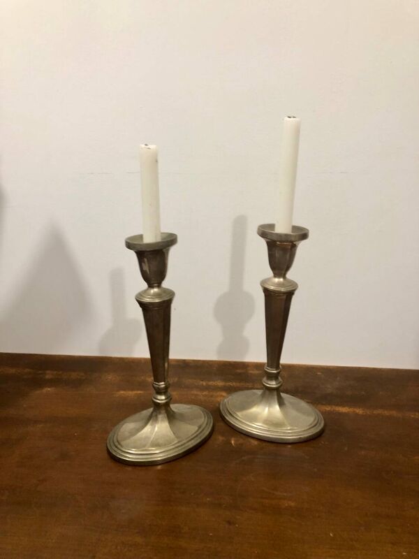 Paire de bougeoirs XXL