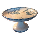 Iron earth compote bowl Sarreguemines