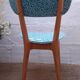 Vintage 1950s bistro chair revisited Petit Pan fabric