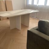 LARGE MINIMALIST DINING TABLE IN TADELAKT