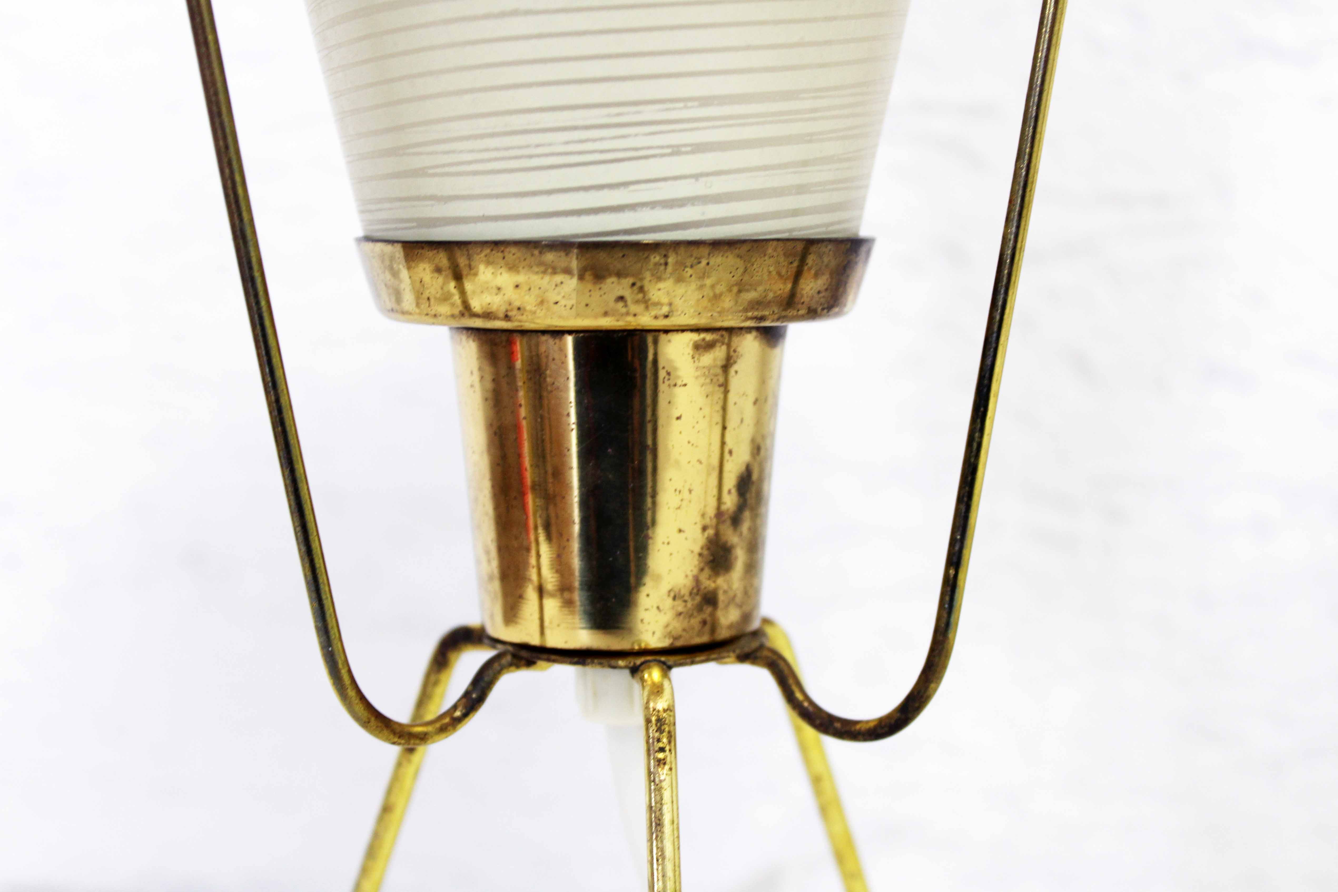 Pair of table lamps or bedside 50s