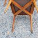 Set of 6 vintage Scandinavian style chairs from the 50s