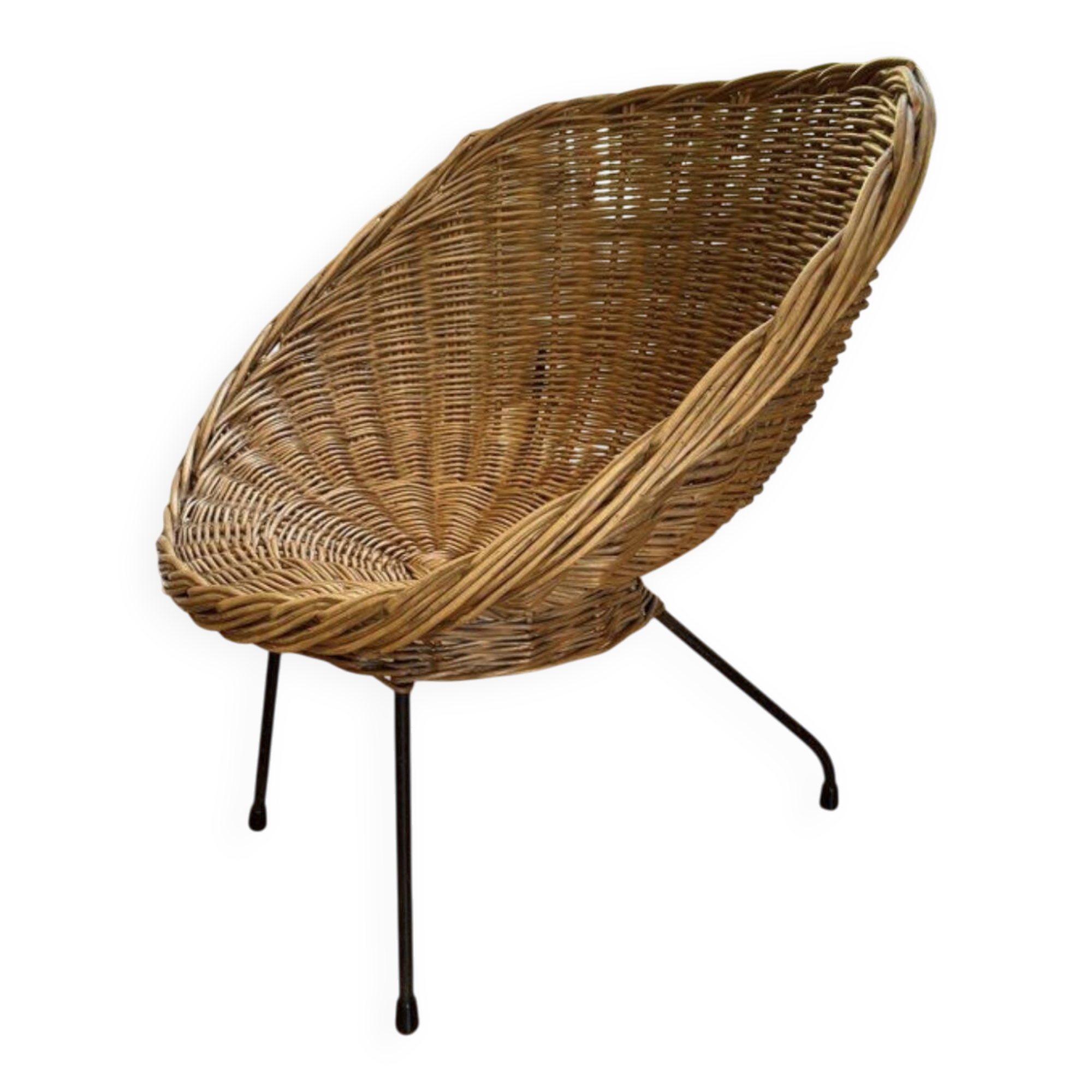 Rattan/wicker armchair