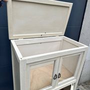 Small antique display cabinet