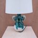 Enamelled ceramic lamp, France 1950