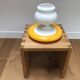 Vintage 1970 yellow lamp