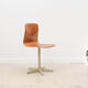 Chaise Galvanitas pied étoile chêne beige