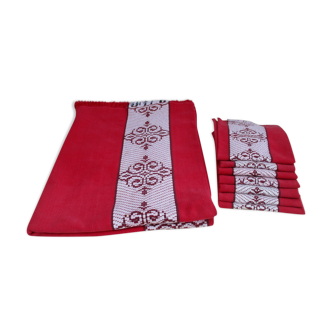 Basque tablecloth and towels