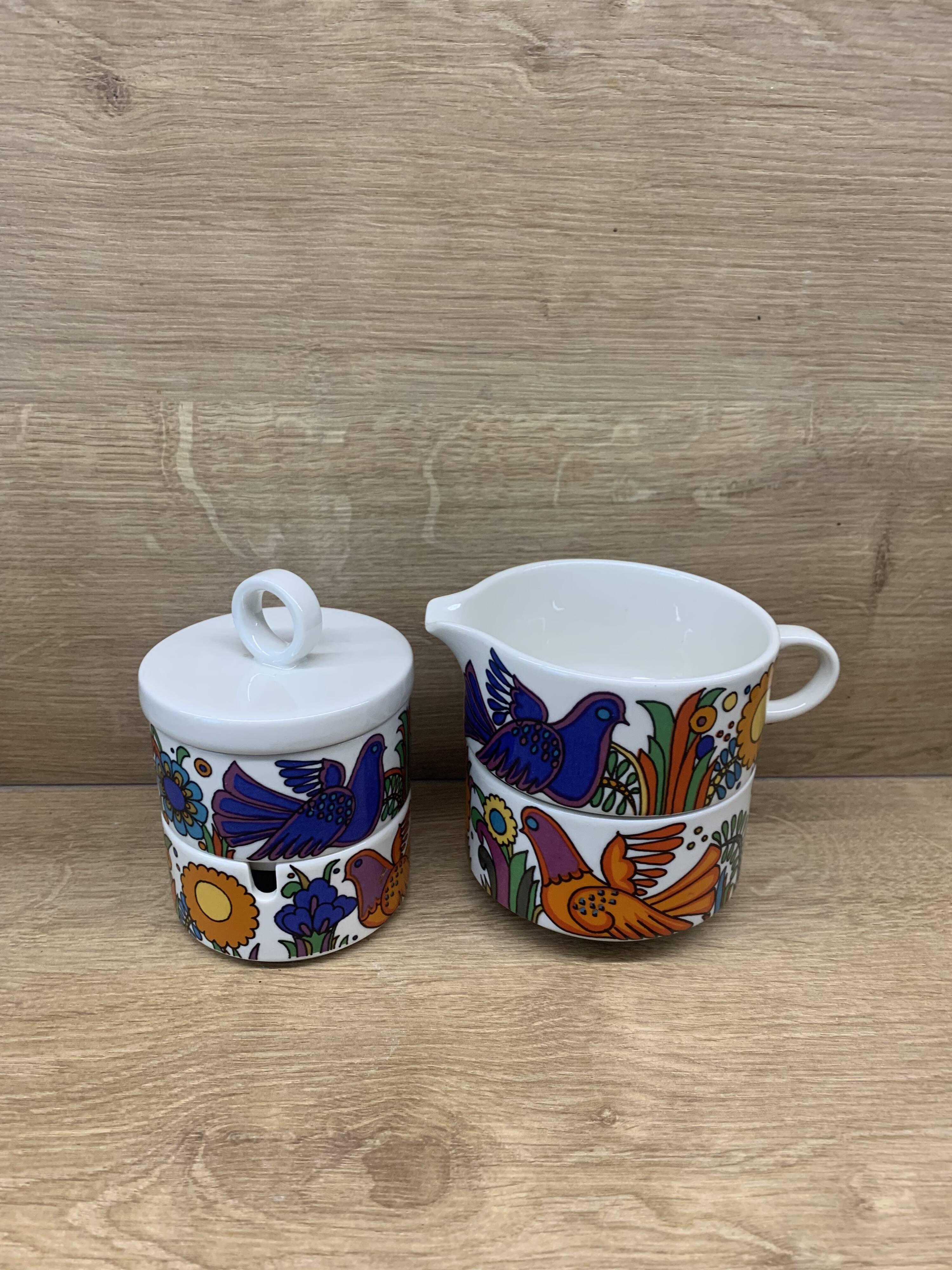 Set of 4 Villeroy & Boch Acapulco dishes