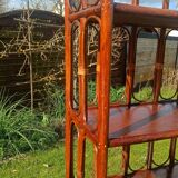 Shelves, rattan bookshelf