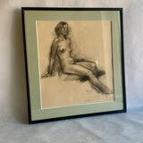 Drawing "Female nude", 1950