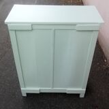 Vintage water green Parisian furniture from the 1940s