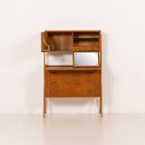 Danish teak secretire with hidden vanity attr. to Poul Volther, 1960s