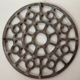 Dessous de plat ancien en fonte d'aluminium
