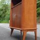 Golden oak bookcase 1950