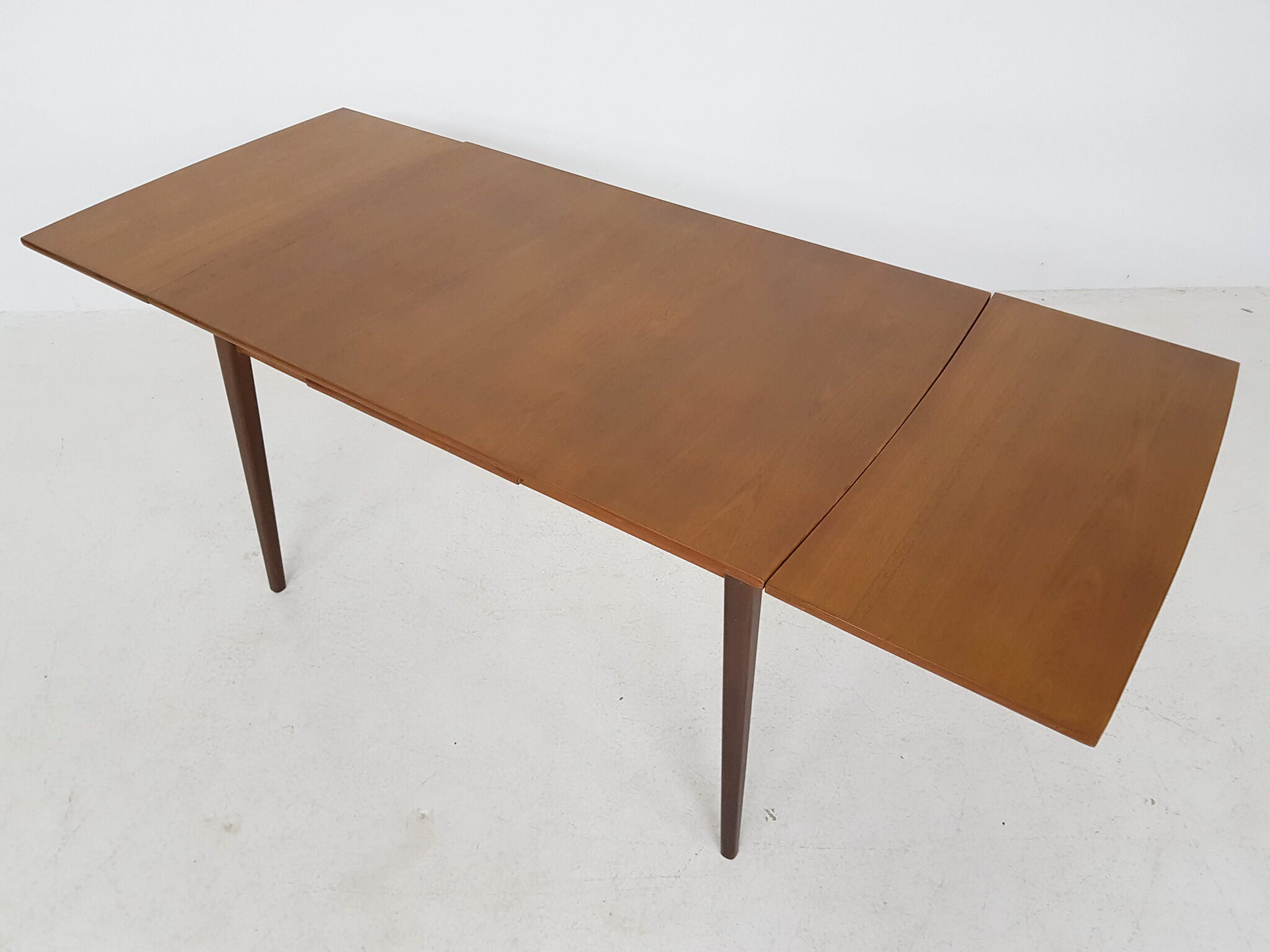 Teak extendable dining table, The Netherlands 1960