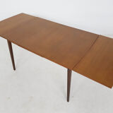 Teak extendable dining table, The Netherlands 1960