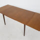 Table à manger extensible en teck, Pays-Bas des années 1960