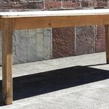 Large farmhouse table. (238 x 77cm.)