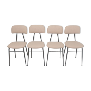 4 chaises de salle à - 1960