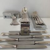 Ménagère Ercuis complete 6*4 silver metal cutlery